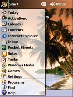 Blue Lagoon bb Theme for Pocket PC