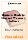 Business Hints for Men and Women for MobiPocket Reader
