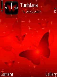 Butterfly in Red SVG Theme
