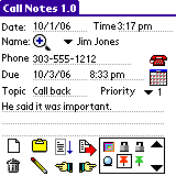 Call Notes