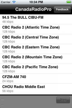 Canada Radio Pro for iPhone/iPad