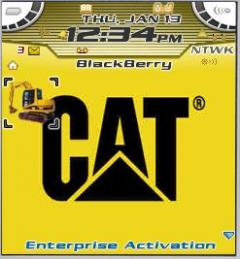 Caterpillar 2 Theme for Blackberry 7100