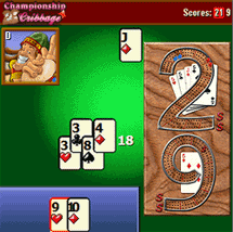 Championship Cribbage Pro Card Game for Palm OS