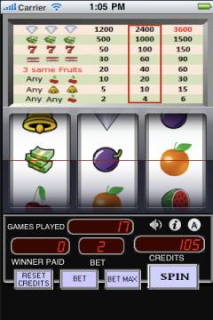 Cherry Slot Machine (iPhone)