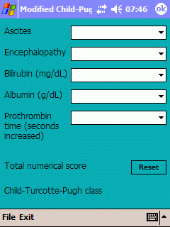 Modified Child-Pugh Classification