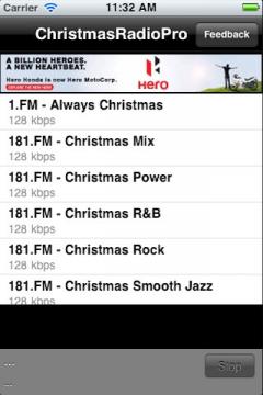 Christmas Radio Pro for iPhone/iPad
