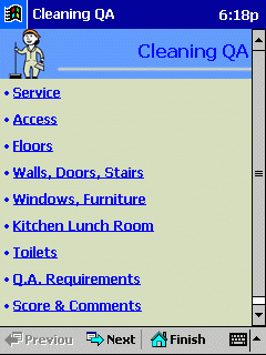 Cleaning QA