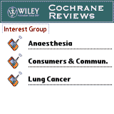 Cochrane Reviews in Consumers & Communication (Palm OS)