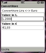 Convertitore Euro - Lira Convertitore Euro - Lira