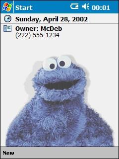 Cookie Monster Theme for Pocket PC
