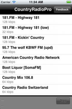 Country Radio Pro for iPhone/iPad