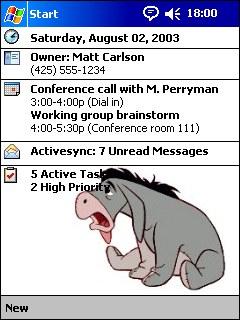 Crying Eeyore Theme for Pocket PC