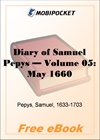 Diary of Samuel Pepys - Volume 05 for MobiPocket Reader