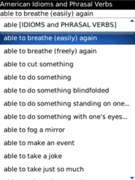Dictionary of American Idioms and Phrasal Verbs (BlackBerry)