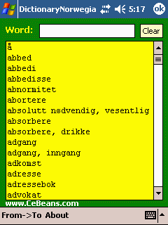DictionaryNorwegian