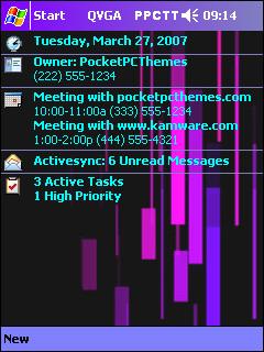 Digitall XS Theme for Pocket PC