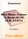Dio's Rome, Volume 5 for MobiPocket Reader