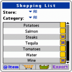 Drinking Cooking & Shopping Suite (Palm OS)