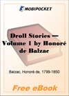 Droll Stories - Volume 1 for MobiPocket Reader