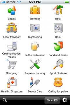 English-Spanish-Arabic Talking Travel Phrasebook