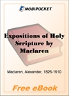Expositions of Holy Scripture Isaiah and Jeremiah for MobiPocket Reader