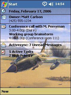 F-105 Thunderchief AV Theme for Pocket PC