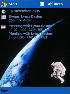 Space Theme for Pocket PC