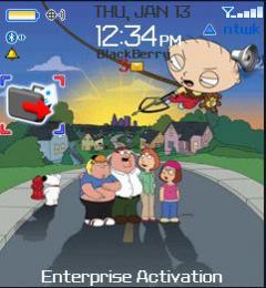 Family Guy 2 Theme for Blackberry 8100 Pearl