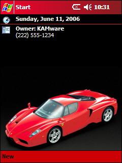 Ferrari Red1 Theme for Pocket PC
