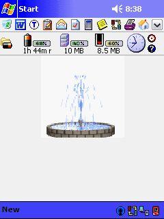 Fountain Animated Theme for Pocket PC