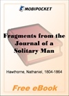 Fragments from the Journal of a Solitary Man for MobiPocket Reader