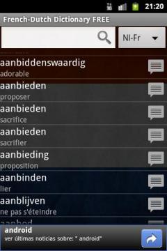 French-Dutch Dictionary FREE