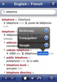 French-English Translation Dictionary by Ultralingua