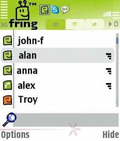 Fring (S60 3rd/5th Edition, Symbian^3)