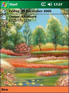 Garden Fascination AMF Theme for Pocket PC