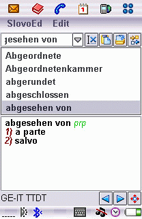 German-Italian and Italian-German LingoMAXX dictionary for UIQ2.x