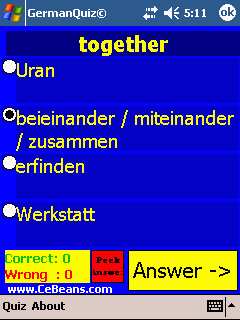 GermanQuiz