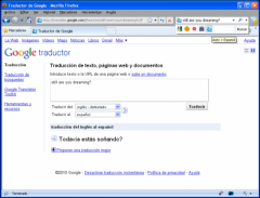 Google translate: Auto - Espanol - Firefox Addon