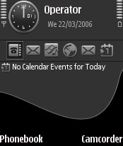 Gray Black Theme for Nokia N70/N90