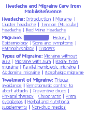 Headache and Migraine Care (Palm OS)