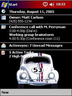 Herbie the Love Bug AV Theme for Pocket PC