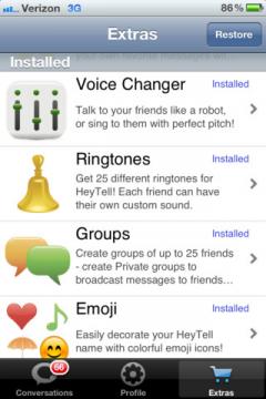 HeyTell for iPhone