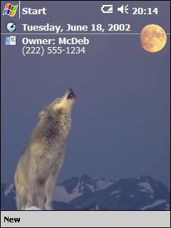 Howl at the Moon Theme for Pocket PC