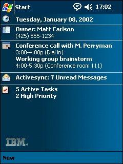 IBM Theme for Pocket PC