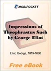 Impressions of Theophrastus Such for MobiPocket Reader