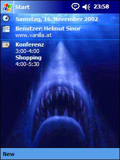 Jaws Animated Theme for Pocket PC