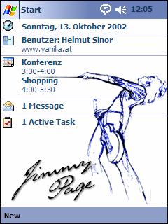 Jimmy Page, The Magician Animated Theme for Pocket PC
