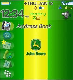 John Deere Theme for Blackberry 8100 Pearl