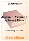 Joshua - Volume 3 for MobiPocket Reader