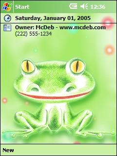 Just A Frog Theme for Pocket PC